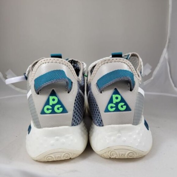 Nike PG 4 PCG Teal White - Size 8.5 Basketball Sneakers CZ2240-200 - Picture 4 of 6